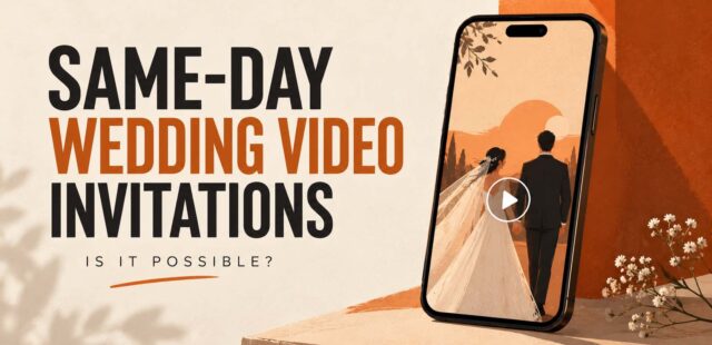 Same-Day Wedding Video Invitations: Is It Possible?