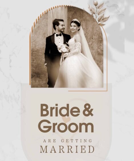Unique Frames Wedding Invitation