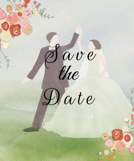 Dancing in formals Wedding Invitation