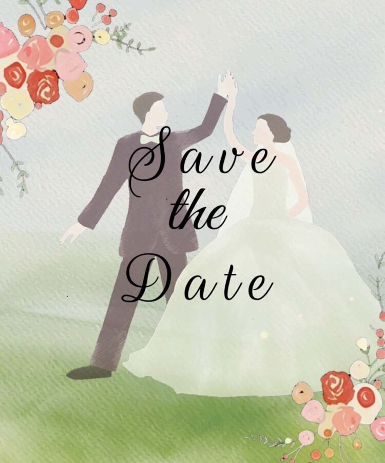 Dancing Wedding Invitation