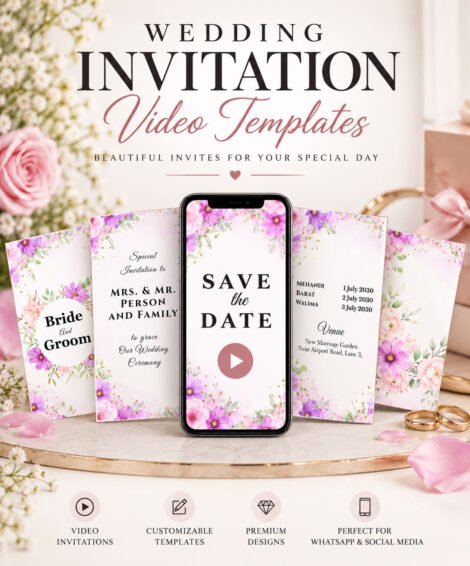 Garden of Roses Wedding Invitation