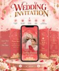 Indian template Wedding Invitation