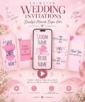 simple wedding invitation