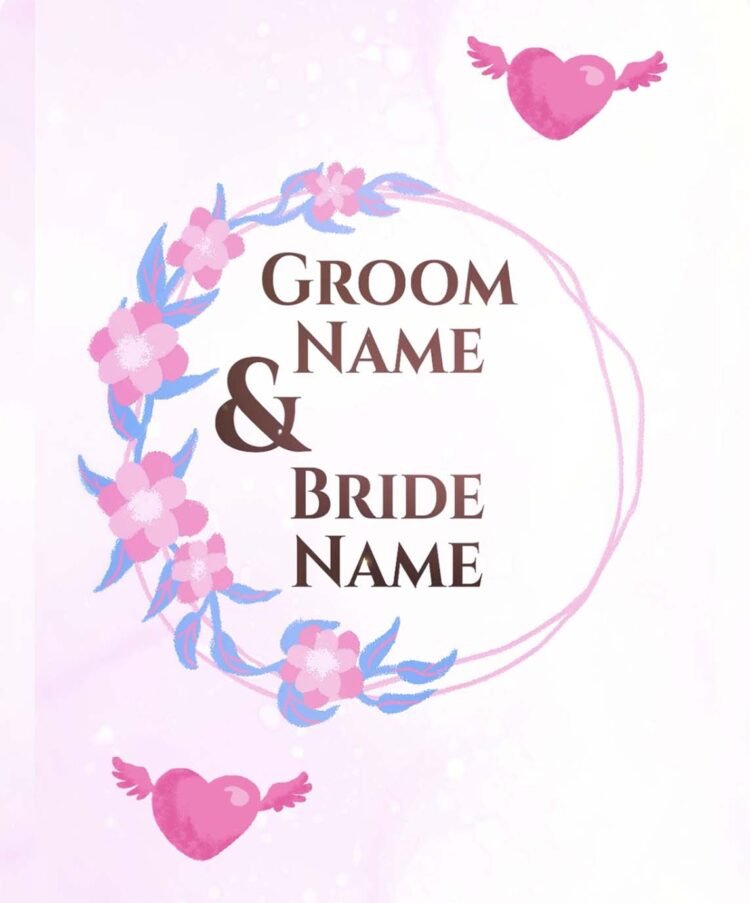 Animated Vector Wedding Invitation
