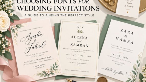 Wedding Fonts Selection That Match Your Theme