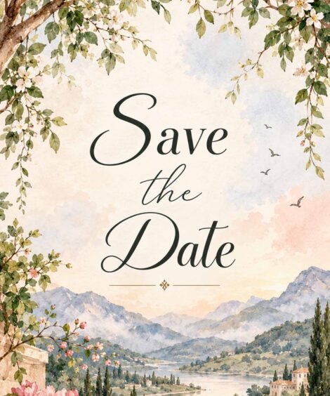 920 nature Wedding Invitation
